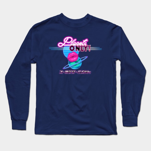 Planets Only! Long Sleeve T-Shirt by iannorrisart